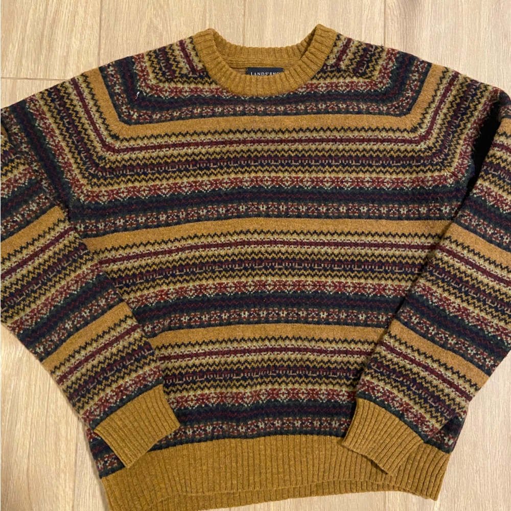 Lands End Wool Sweater